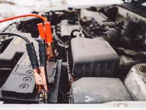 Electric Pallet Jack Uses Maintenance Free Batteries Like Cars 