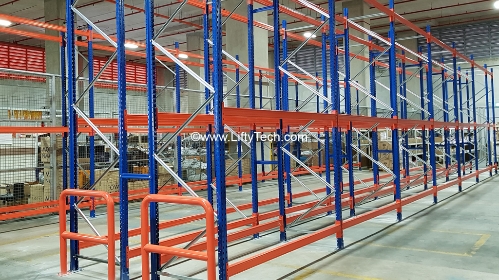 Pallet Racking System In A Warehouse