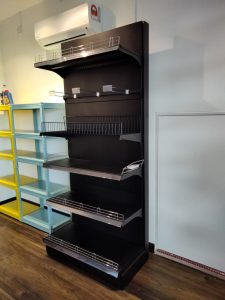 Supermarket Shelves on display